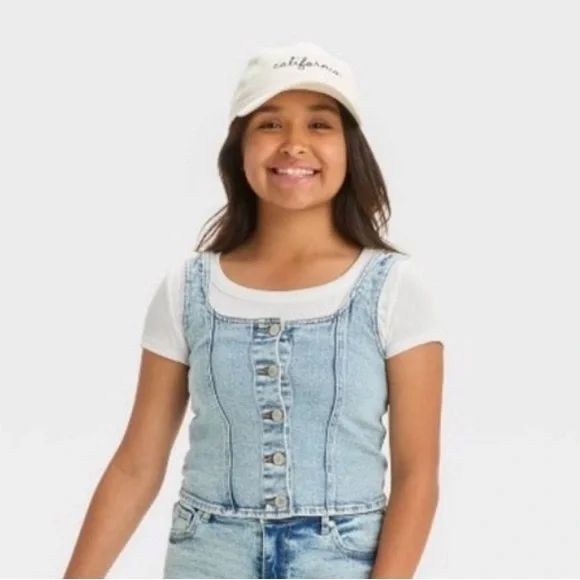 Art Class Denim Corset Tank Top - Picture 2 of 6